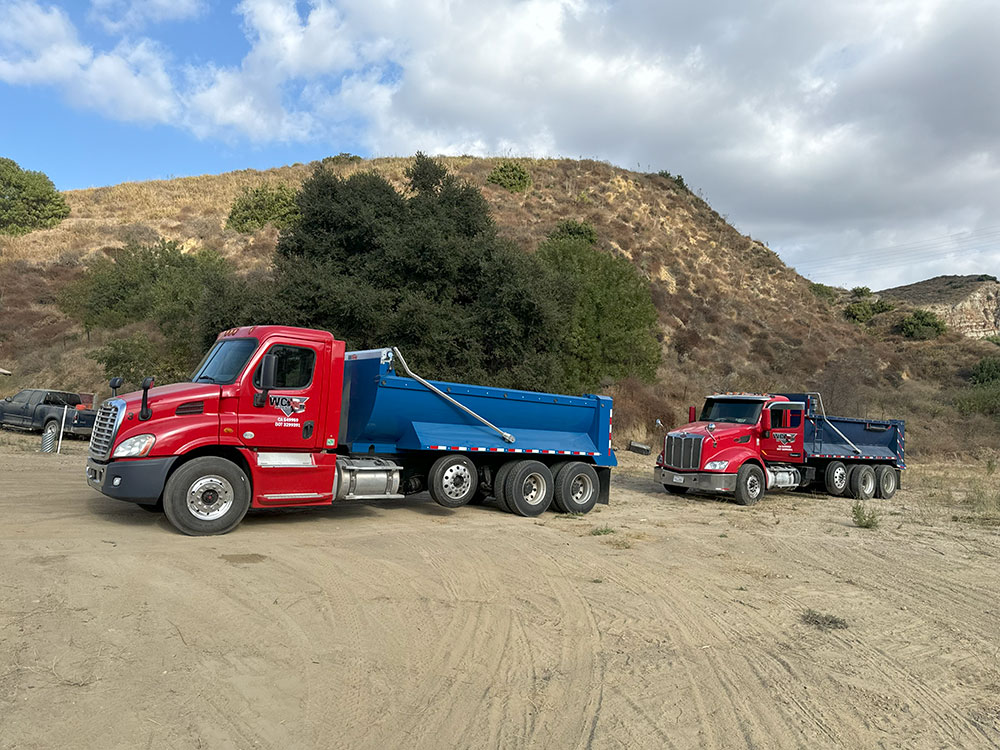 WC Trucking Hauling Construction Materials
